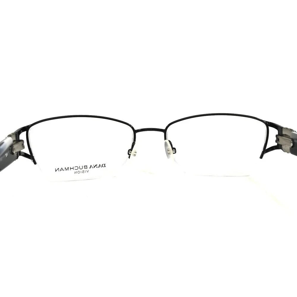 Dana Buchman Eyeglasses Frames JANNAH BK Black Silver Crystals 51-17-132